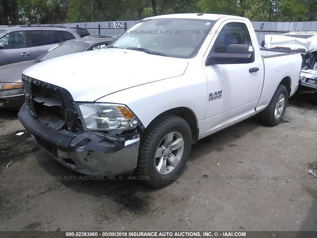 3C6JR6AG0EG235498 - 2014 RAM 1500 ST WHITE photo 2