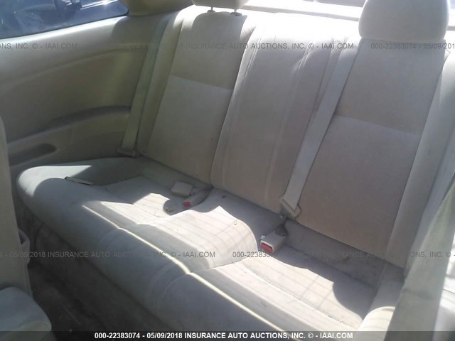 1HGEM21515L024279 - 2005 HONDA CIVIC LX WHITE photo 8