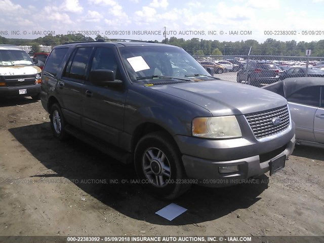 1FMFU16L63LA56383 - 2003 FORD EXPEDITION XLT GRAY photo 1