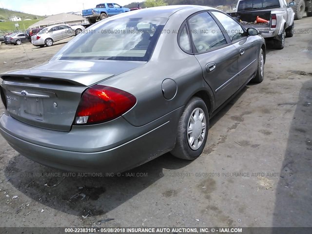 1FAHP56S52A245903 - 2002 FORD TAURUS SEL GRAY photo 4