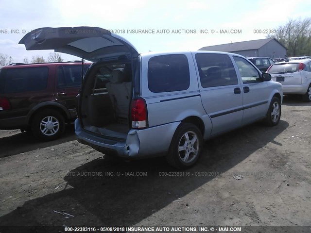 1GNDV23187D213629 - 2007 CHEVROLET UPLANDER LS 浅蓝色 照片 4