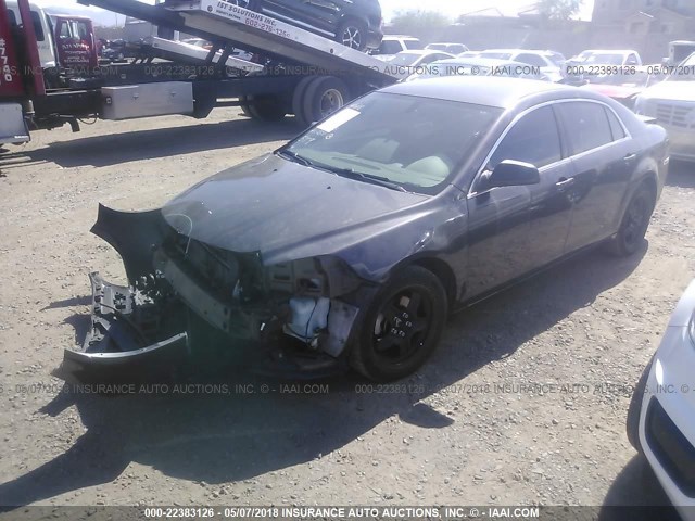 1G1ZB5E09CF258907 - 2012 CHEVROLET MALIBU LS 灰色 照片 2