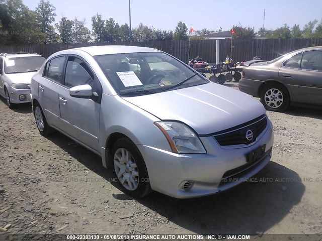 3N1AB6AP0BL696803 - 2011 NISSAN SENTRA 2.0/2.0S/SR/2.0SL SILVER photo 1