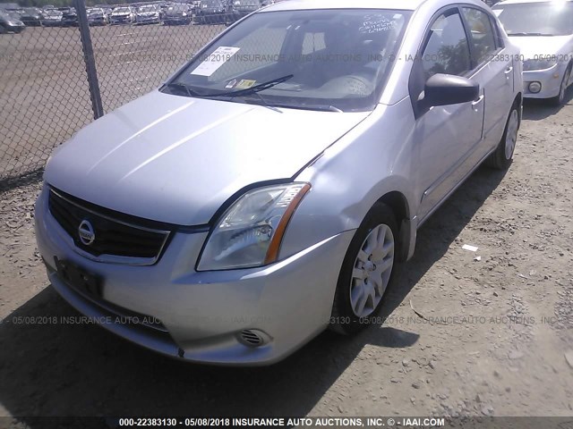 3N1AB6AP0BL696803 - 2011 NISSAN SENTRA 2.0/2.0S/SR/2.0SL SILVER photo 6