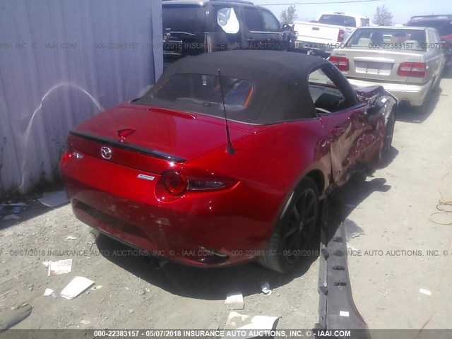 JM1NDAC74G0111587 - 2016 MAZDA MX-5 MIATA CLUB RED photo 4