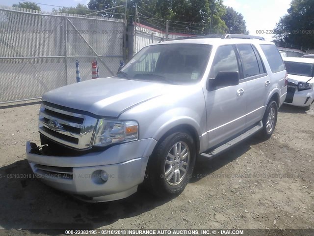 1FMJU1H52BEF55824 - 2011 FORD EXPEDITION XLT/KING RANCH SILVER photo 2