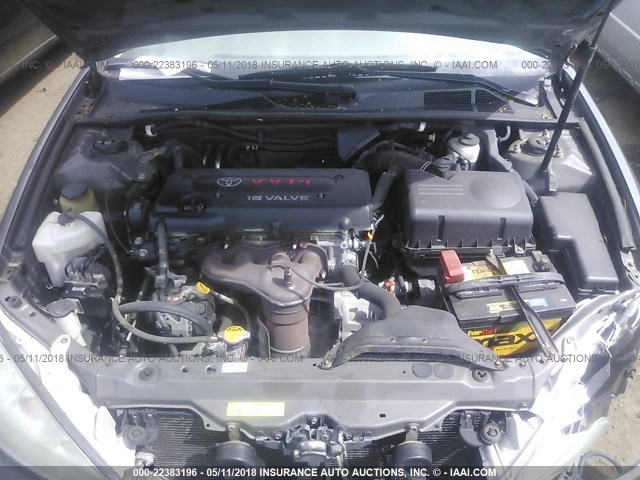 4T1BE32K85U532747 - 2005 TOYOTA CAMRY LE/XLE/SE 灰色 照片 10