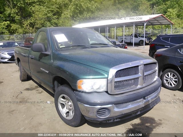 1D7HA16KX3J625153 - 2003 DODGE RAM 1500 ST GREEN photo 1