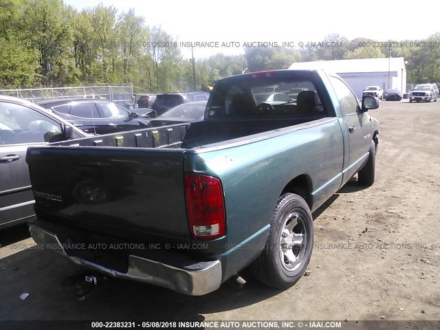 1D7HA16KX3J625153 - 2003 DODGE RAM 1500 ST GREEN photo 4