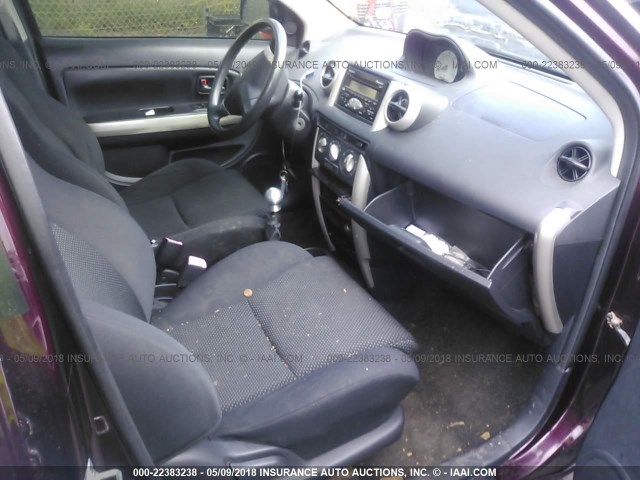 JTKKT624250096023 - 2005 TOYOTA SCION XA 紫色 照片 5