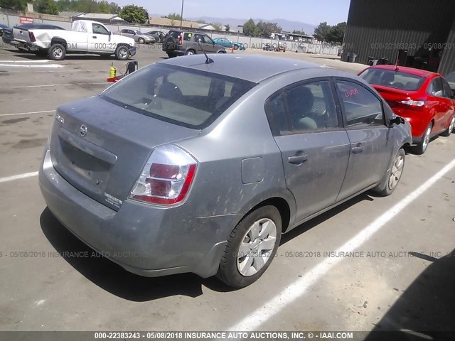 3N1AB61E39L636622 - 2009 NISSAN SENTRA 2.0/2.0S/2.0SL GRAY photo 4