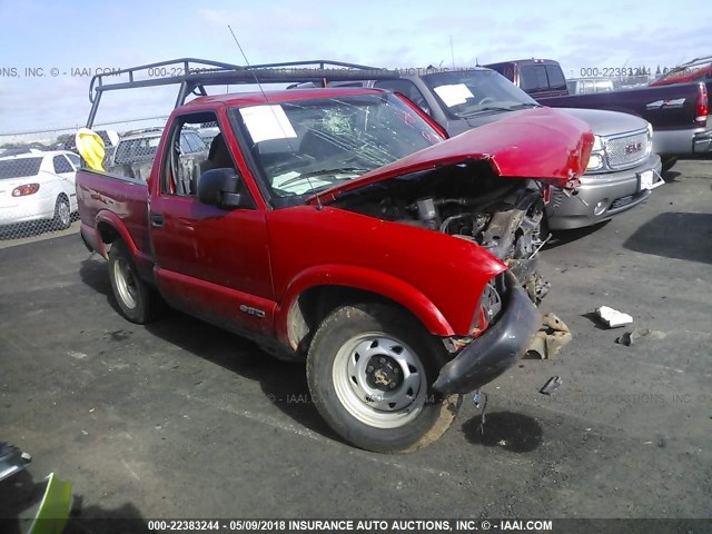 1GCCS14W128227519 - 2002 CHEVROLET S TRUCK S10 RED photo 1