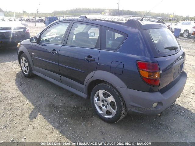 5Y2SL66845Z452391 - 2005 PONTIAC VIBE BLUE photo 3