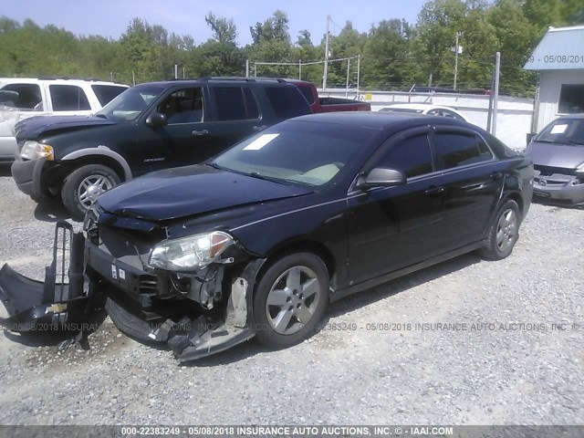 1G1ZG57B28F174547 - 2008 CHEVROLET MALIBU LS 黑色 照片 2