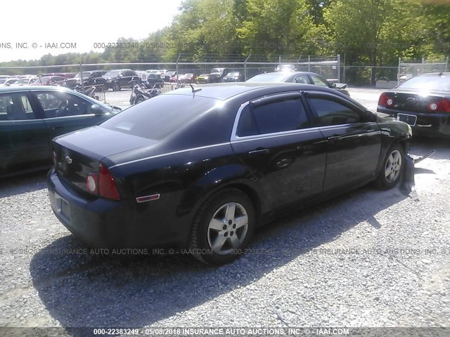 1G1ZG57B28F174547 - 2008 CHEVROLET MALIBU LS 黑色 照片 4