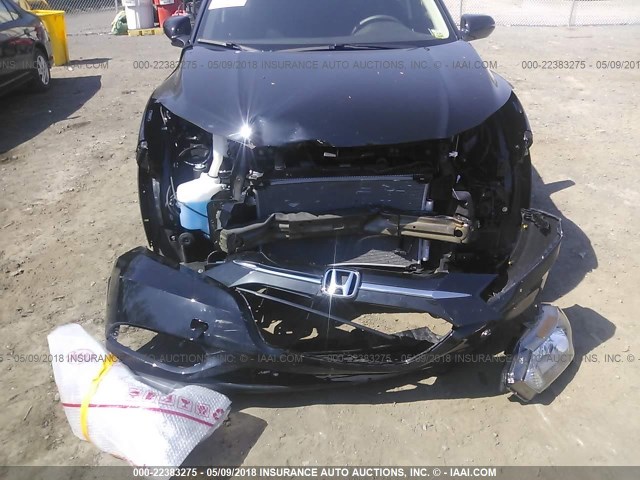 3CZRU6H54JM704497 - 2018 HONDA HR-V EX BLACK photo 6