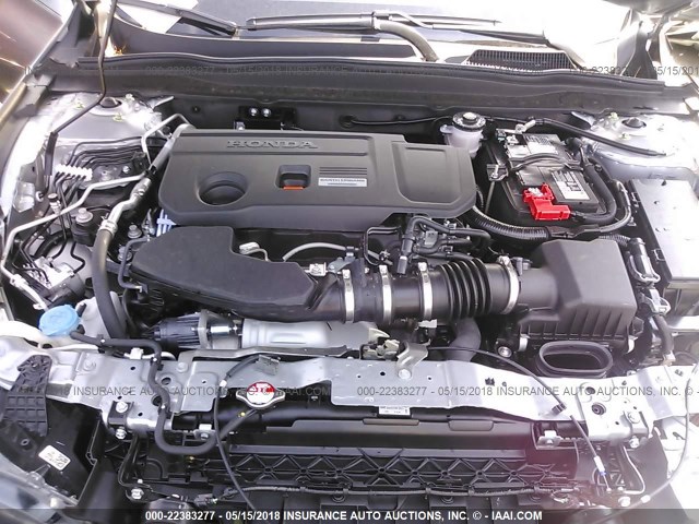 1HGCV2F39JA025701 - 2018 HONDA ACCORD SPORT 银色 照片 10