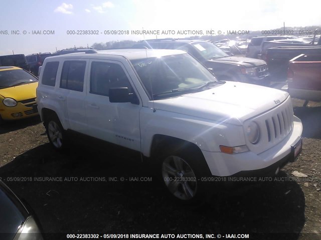 1C4NJPFA9ED533346 - 2014 JEEP PATRIOT LATITUDE WHITE photo 1