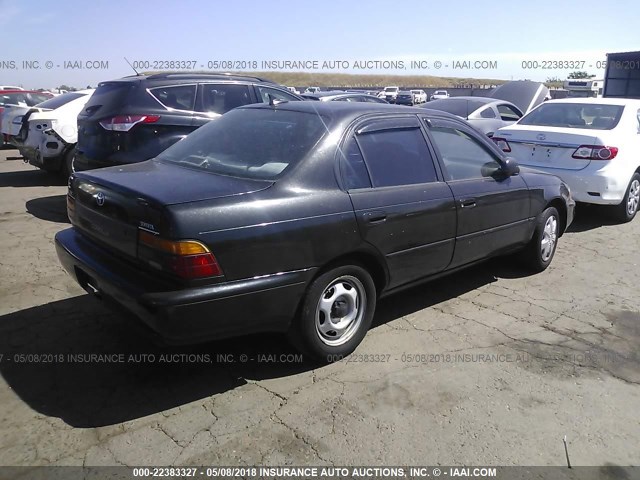 1NXAE09B6SZ314530 - 1995 TOYOTA COROLLA LE/DX BLACK photo 4