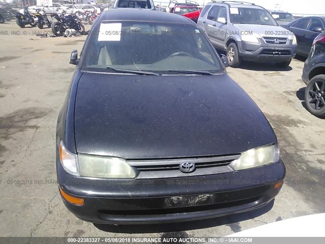 1NXAE09B6SZ314530 - 1995 TOYOTA COROLLA LE/DX BLACK photo 6