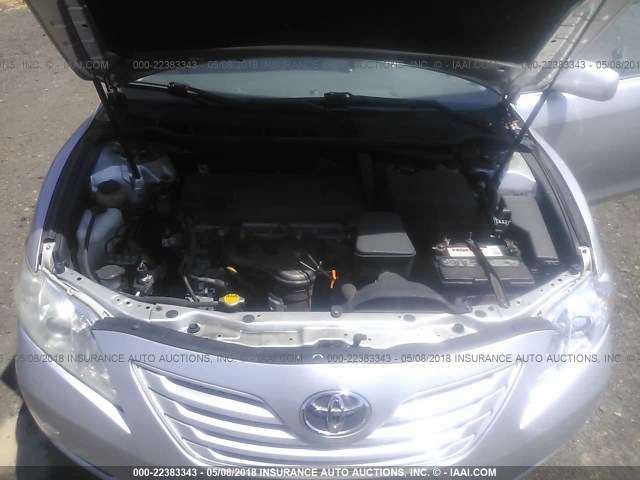 4T4BE46K69R083080 - 2009 TOYOTA CAMRY SE/LE/XLE SILVER photo 10