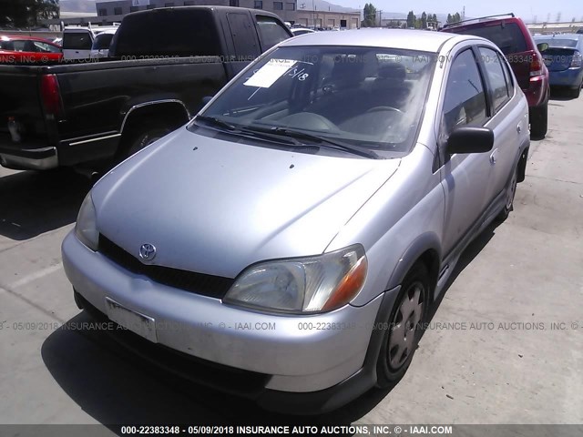 JTDBT123425023834 - 2002 TOYOTA ECHO GRAY photo 2