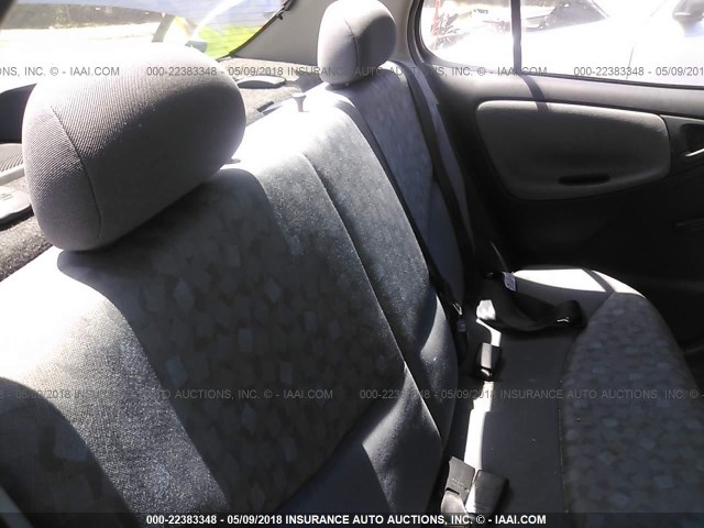 JTDBT123425023834 - 2002 TOYOTA ECHO GRAY photo 8