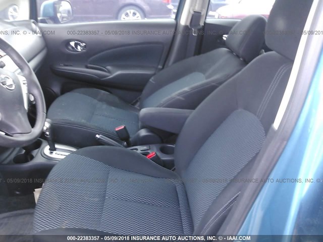 3N1CE2CP3EL357091 - 2014 NISSAN VERSA NOTE S/S PLUS/SV/SL TEAL photo 8