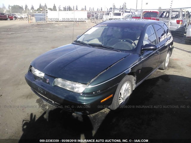 1G8ZK827XWZ308043 - 1998 SATURN SW2 GREEN photo 2