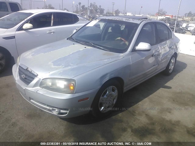 KMHDN46D16U314564 - 2006 HYUNDAI ELANTRA GLS/GT/LIMITED SILVER photo 2