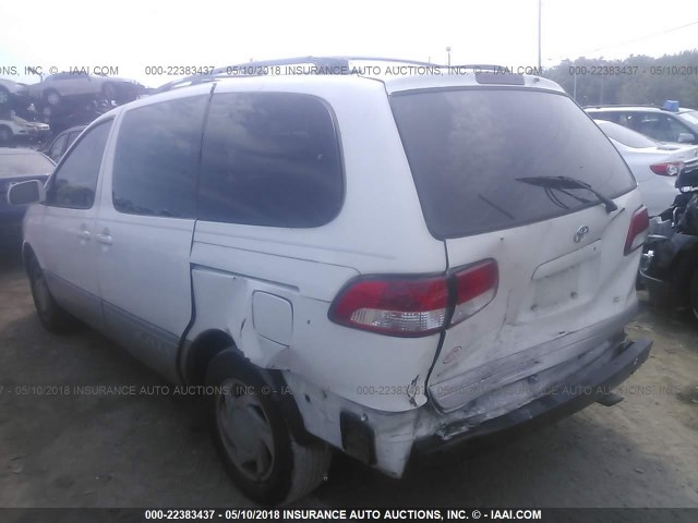 4T3ZF13C22U475262 - 2002 TOYOTA SIENNA LE/XLE WHITE photo 3