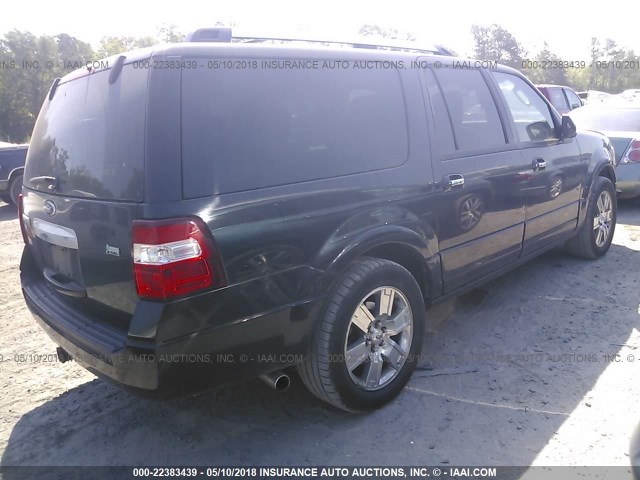 1FMJK1K5XAEA17613 - 2010 FORD EXPEDITION EL LIMITED BLACK photo 4