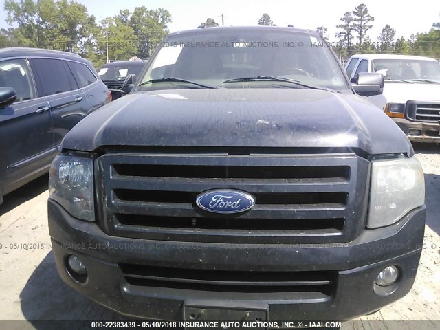 1FMJK1K5XAEA17613 - 2010 FORD EXPEDITION EL LIMITED BLACK photo 6