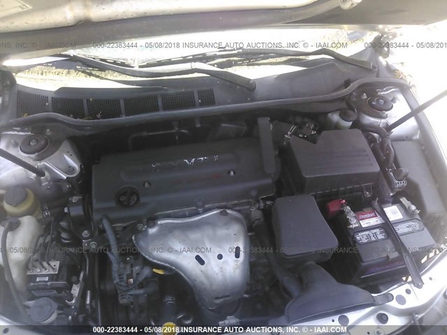 4T1BE46KX9U890082 - 2009 TOYOTA CAMRY SE/LE/XLE ვერცხლისფერი ფოტო 10
