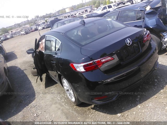 19UDE2F75GA001587 - 2016 ACURA ILX PREMIUM/TECH BLACK photo 3