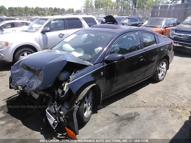 1G8AM12F94Z182549 - 2004 SATURN ION LEVEL 2 BLACK photo 2