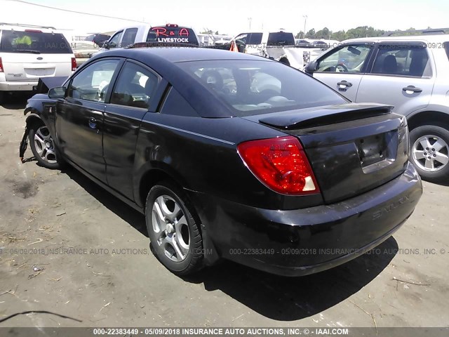 1G8AM12F94Z182549 - 2004 SATURN ION LEVEL 2 BLACK photo 3