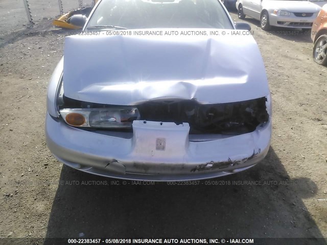 1G8ZH52882Z274328 - 2002 SATURN SL1 SILVER photo 6