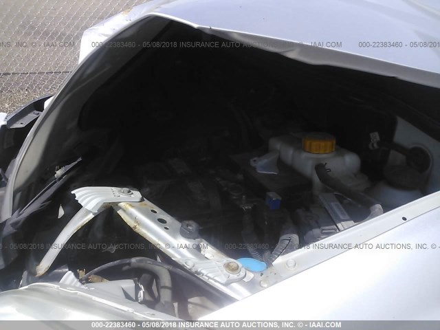 KL1TD56637B128491 - 2007 CHEVROLET AVEO LS GRAY photo 10