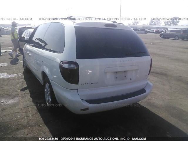 2D8GP74L23R246924 - 2003 DODGE GRAND CARAVAN EX WHITE photo 3