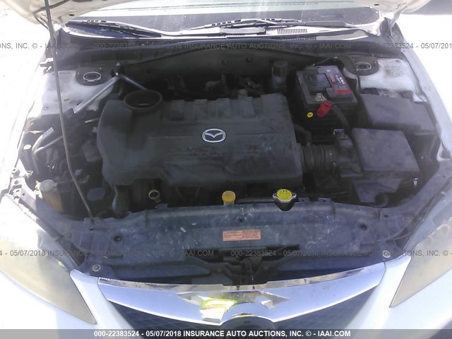 1YVHP80C955M32985 - 2005 MAZDA 6 I Білий фото 10