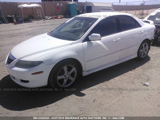1YVHP80C955M32985 - 2005 MAZDA 6 I Білий фото 2