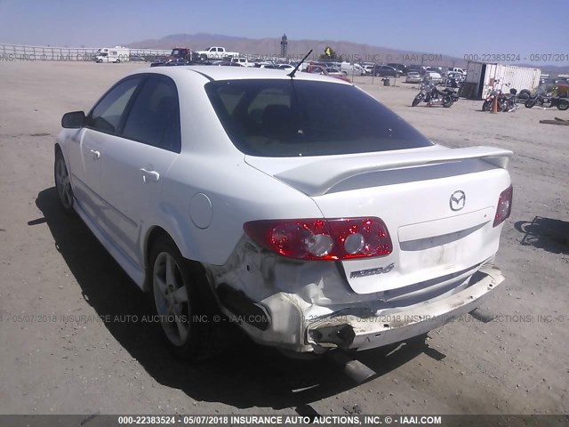 1YVHP80C955M32985 - 2005 MAZDA 6 I Білий фото 3