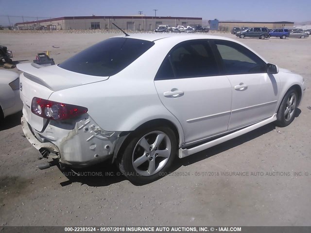 1YVHP80C955M32985 - 2005 MAZDA 6 I Білий фото 4