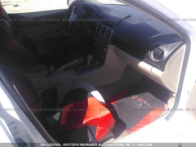 1YVHP80C955M32985 - 2005 MAZDA 6 I Білий фото 5