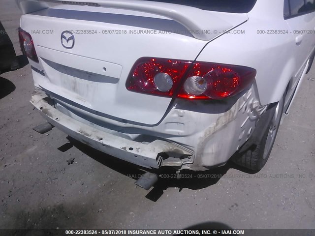 1YVHP80C955M32985 - 2005 MAZDA 6 I Білий фото 6
