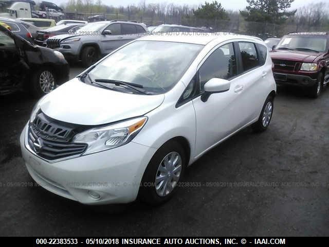 3N1CE2CP5GL366197 - 2016 NISSAN VERSA NOTE S/S PLUS/SV/SL/SR WHITE photo 2