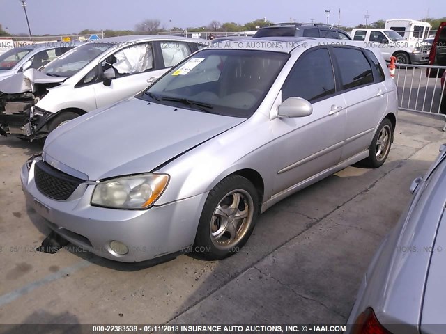 KNAFE161965365318 - 2006 KIA SPECTRA5 SILVER photo 2