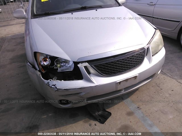 KNAFE161965365318 - 2006 KIA SPECTRA5 SILVER photo 6