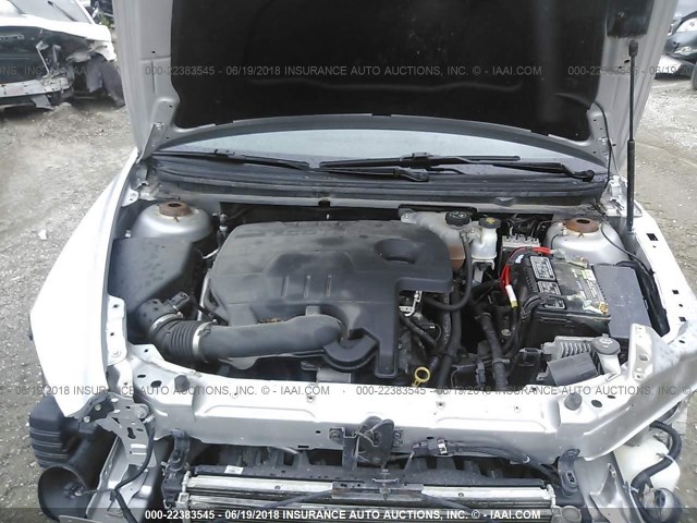 1G1ZC5E19BF209694 - 2011 CHEVROLET MALIBU 1LT 银色 照片 10